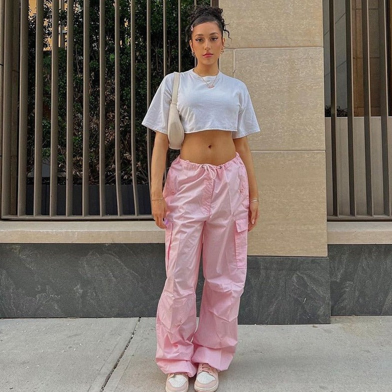 Aesthetic outfit ideas  Pants outfit, Track pants outfit, White cargo pants