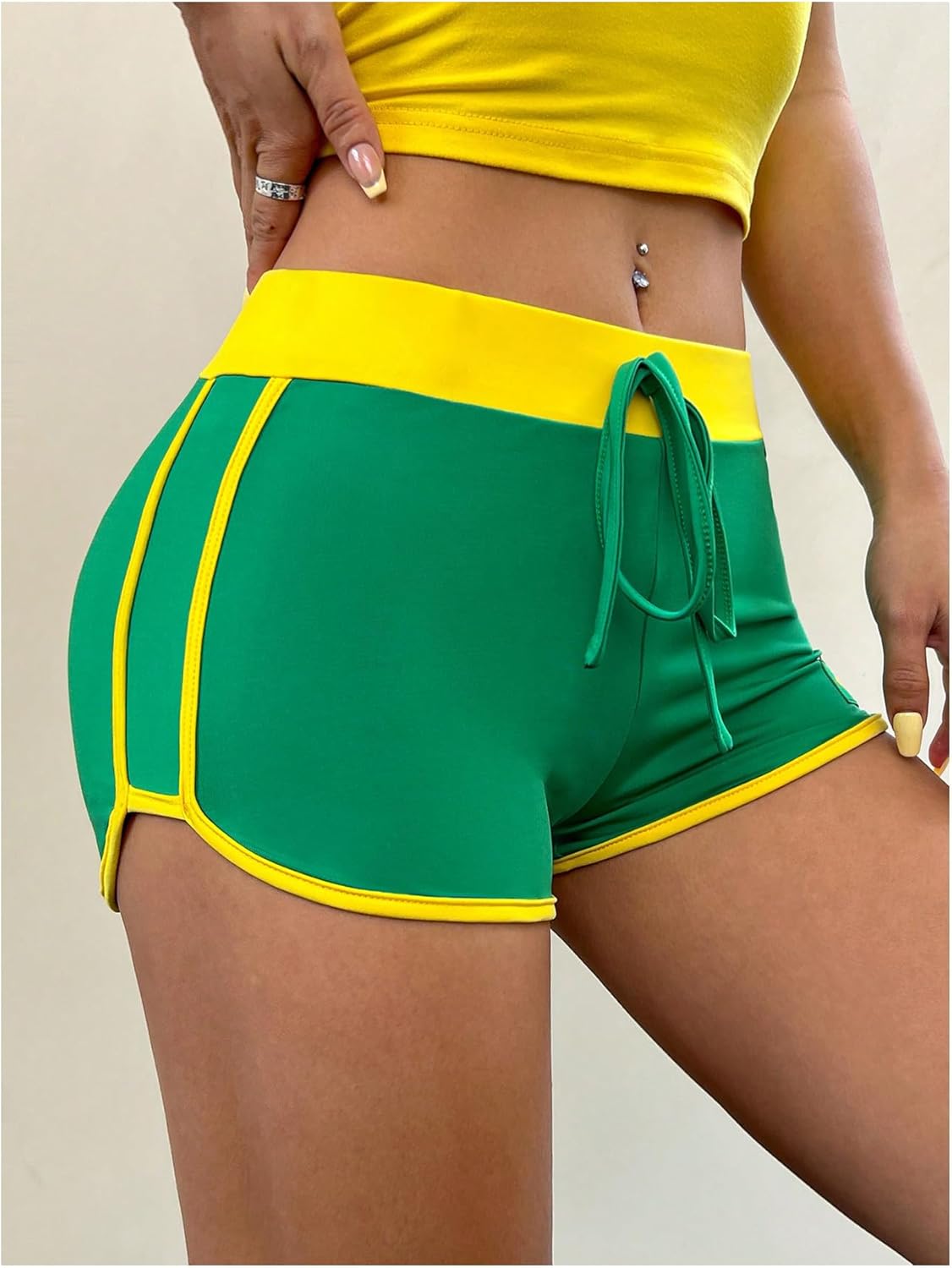 Brazil Flag Booty Shorts