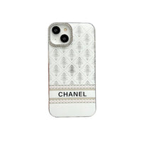 Channell Luxury iPhone Case White