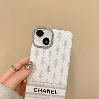 Channell Luxury iPhone Case White