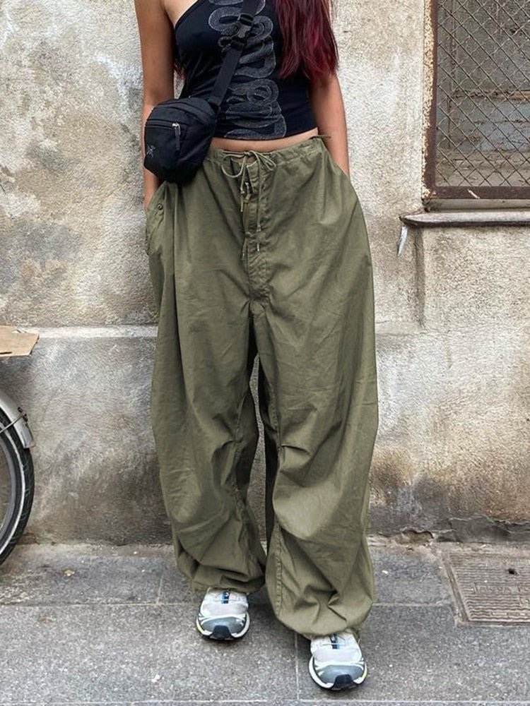 Men Hip Hop Street Style Zipper Pocket Cargo Pants : u/Reasonable_Fan2383